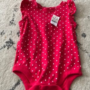Polka dot onesie